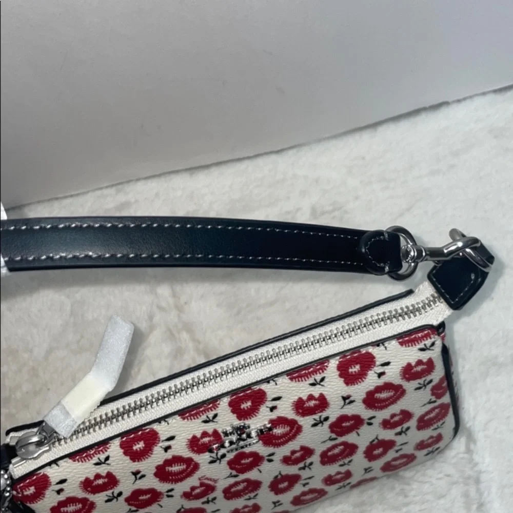 Coach Nolita 19 Floral Chalk/Black Multi Colored Shoulder Bag NWT